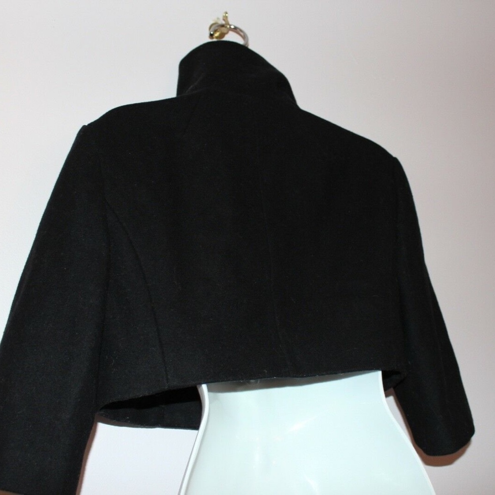 SOLD United Colors of Bennetton black fashion wool - Picture 6 of 7